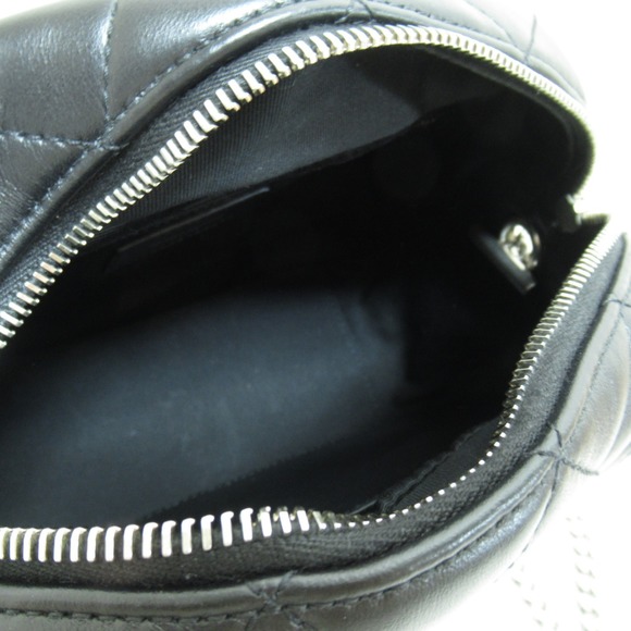 Saint Laurent Lulu Chain Shoulder Bag Leather Black - Picture 5 of 9